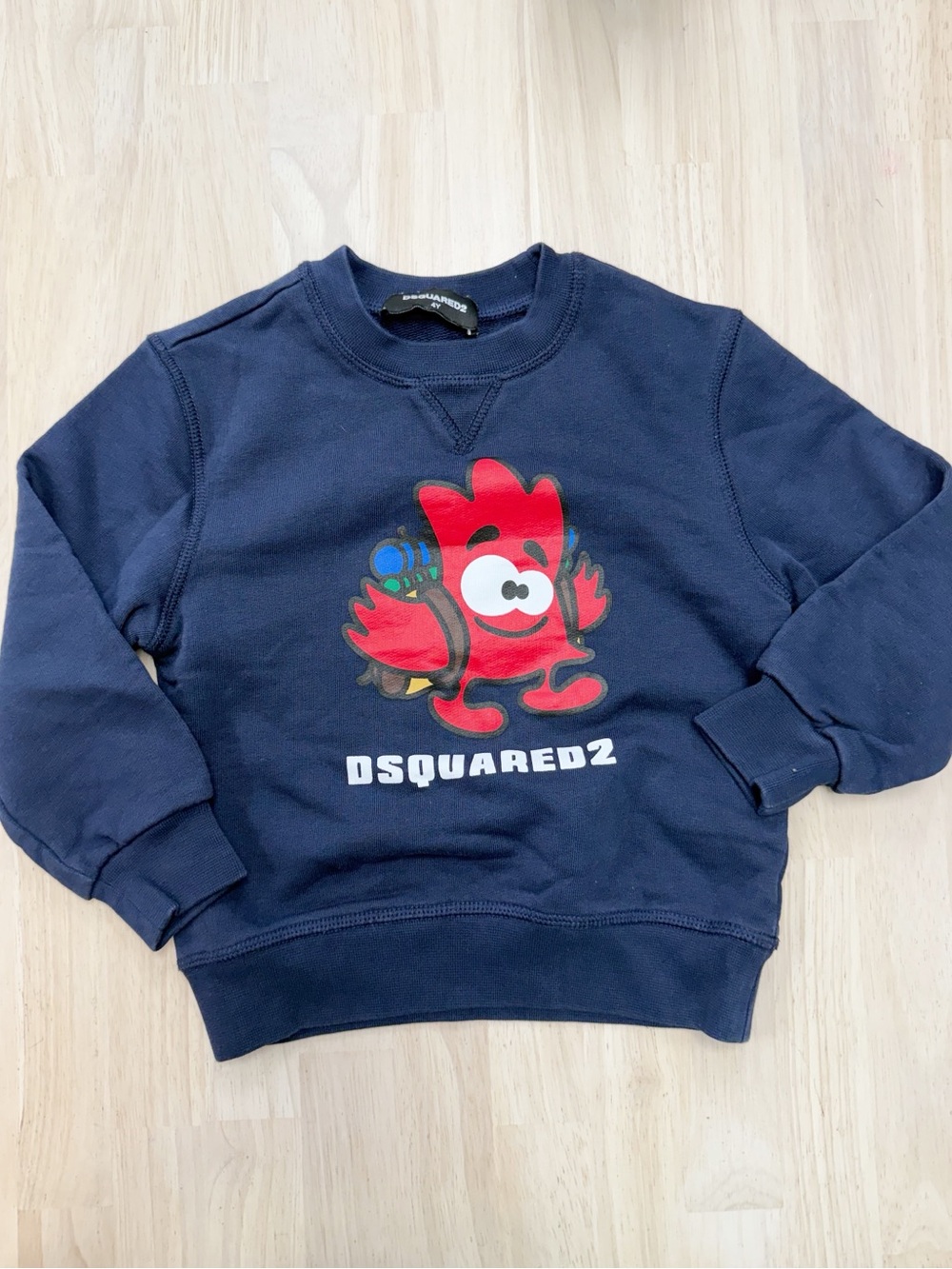 DSQUARED2 navy leaf buddy sweatshirt